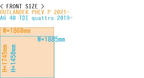#OUTLANDER PHEV P 2021- + A6 40 TDI quattro 2019-